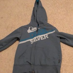 Quiksilver blue hoodie